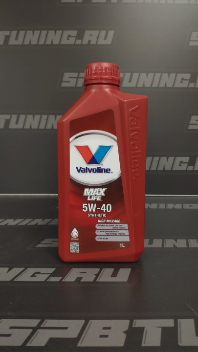 Моторное масло VALVOLINE MAXLIFE 5W40 1л