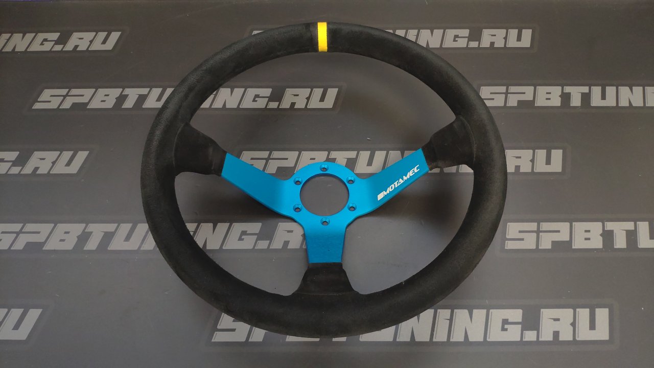 Руль спортивный Motamec Pro Rally Steering Wheel Deep Dish 3 Spoke 350mm