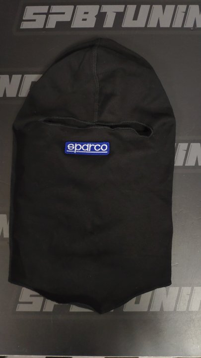 Подшлемник Sparco открытый, черный, универсальный