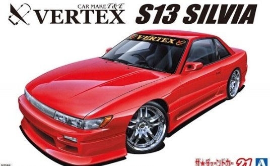 Сборная модель Aoshima Vertex PS13 Silva '91 Nissan