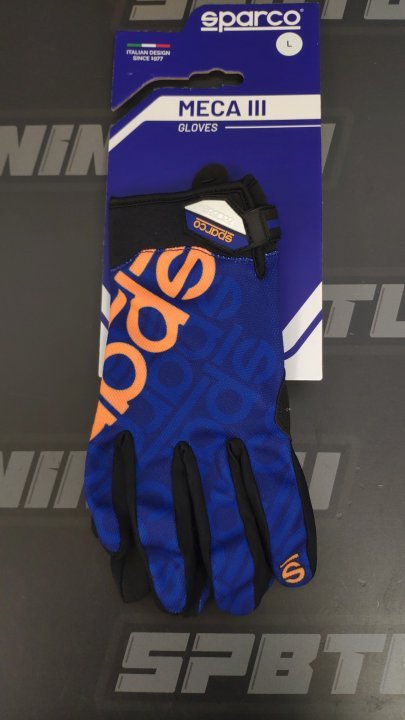 SPARCO Перчатки механика MECA-3, синий-оранжевый, р-р XL