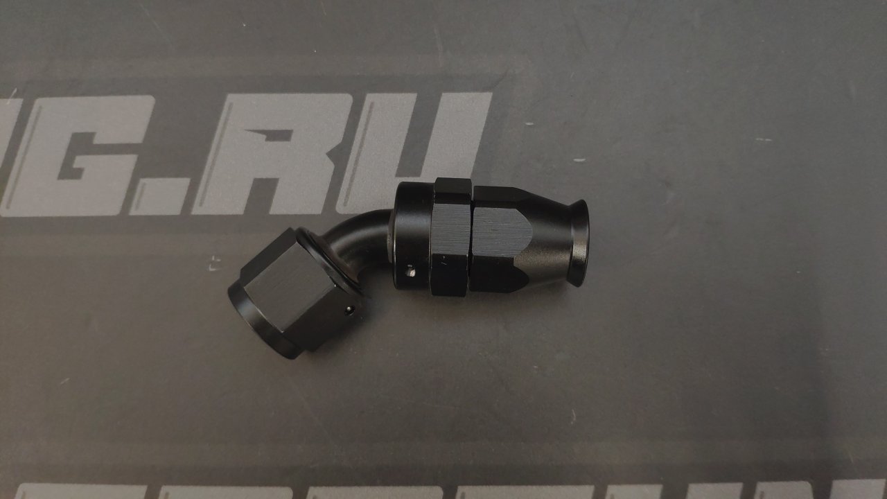 Фитинг AN8 45* для тефлонового шланга PTFE