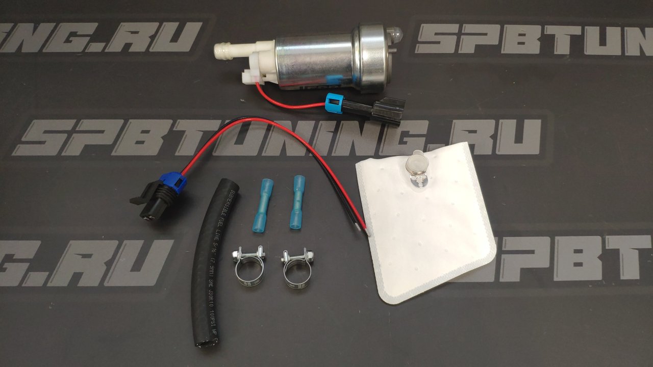 Бензонасос 450 л/ч, с установочным комплектом FPP P450E (замена Walbro F90000267)