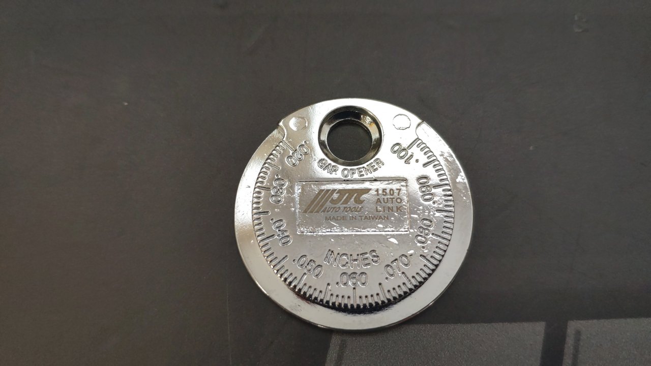 Щуп для проверки зазора свечи