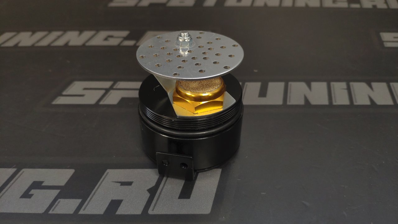 Маслоуловитель круглый, черный