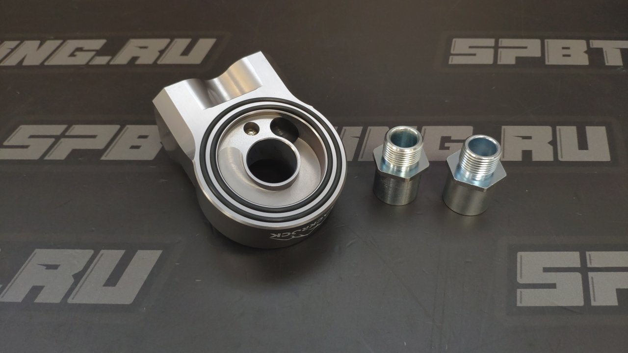 Проставка под масляный фильтр 4 выхода BLACKROCK