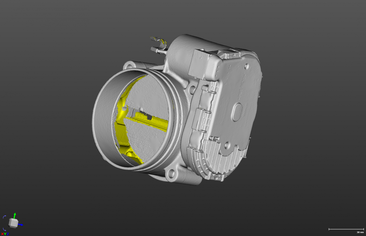 3D скан дроссельной заслонки Bosch 82мм