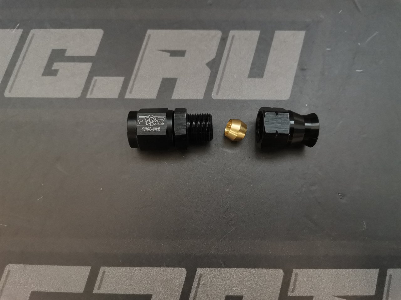 Фитинг AN4 под алюминиевую трубку 6,35 мм