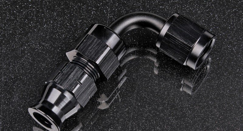 Фитинг AN4 90° под алюминиевую трубку 6,35 мм мама AB88