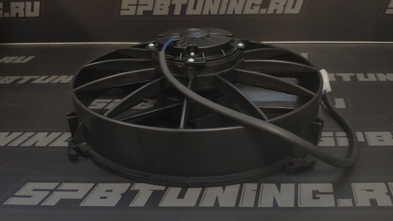 Вентилятор охлаждения (ВТЯГИВАЮЩИЙ) 12" (305мм) 12V производительность 3150 м³/ч