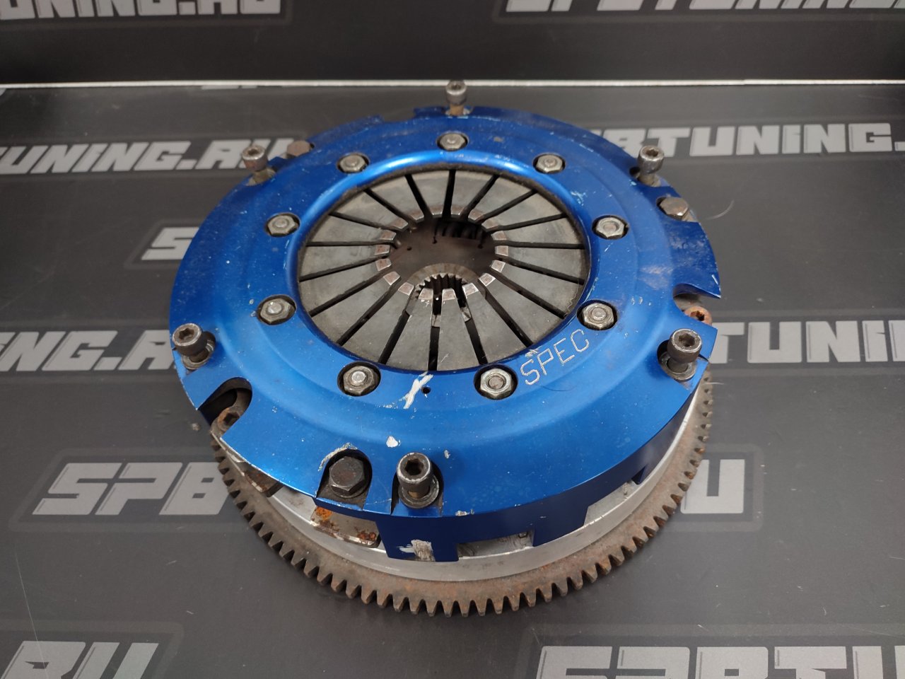 Двухдисковое сцепление SPEC Clutch, демпферное JZ+R154, без выжимного подшипника (б/у)