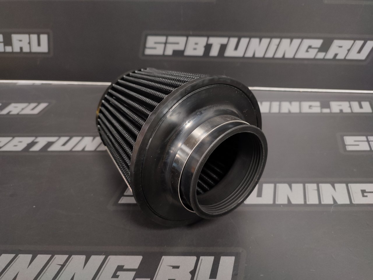 Фильтр нулевого сопротивления 76 мм., черный EPMAN