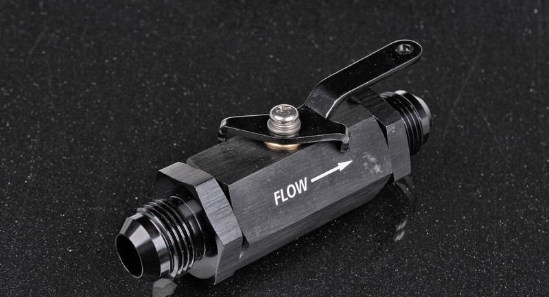 Кран (вентиль) AN6, черный AB88