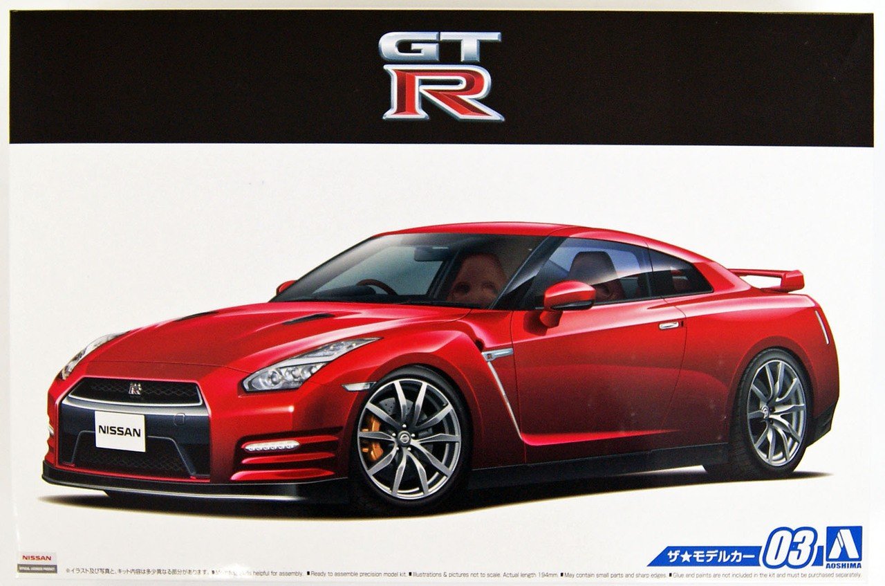 Сборная модель NISSAN R35 GT-R PURE EDITION '14