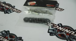 Гайки декоративные 8шт - черные