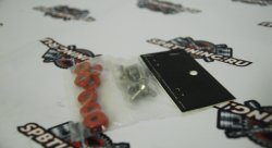 Шайбы декоративные 10шт - красные