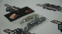 Шайбы декоративные 10шт - серые