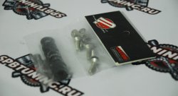 Гайки декоративные 8шт - черные