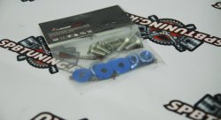 Шайбы декоративные 10шт - синие