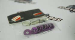 Гайки декоративные 8шт - фиолетовые