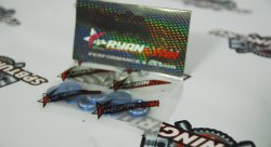 Шайбы декоративные 10шт - синие