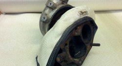 Термошуба для турбины с вестгейтом золотая 3градуса