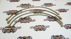 Комплект армированных тормозных шлангов SpbTuning для BMW e34-36. 