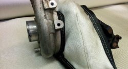 Термошуба для турбины с вестгейтом золотая 3градуса