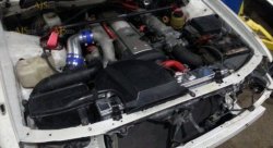 Пайп к штатному фильтру алюминий JZX100-gte