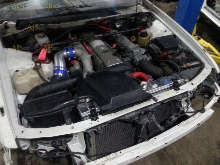 Пайп к штатному фильтру алюминий JZX100-gte