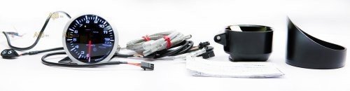 Датчик DEPO 60мм EGT температура выхлопных газов с варнингами и пиками