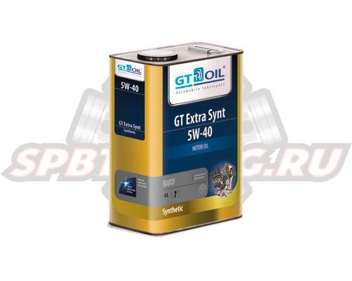 Масло моторное GT-OIL GT Extra Synt 5W-40 4л.