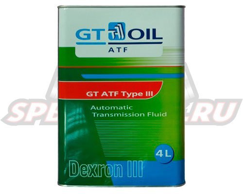 Tрансмиссионная жидкость GT-OIL GT ATF TYPE III (4л)