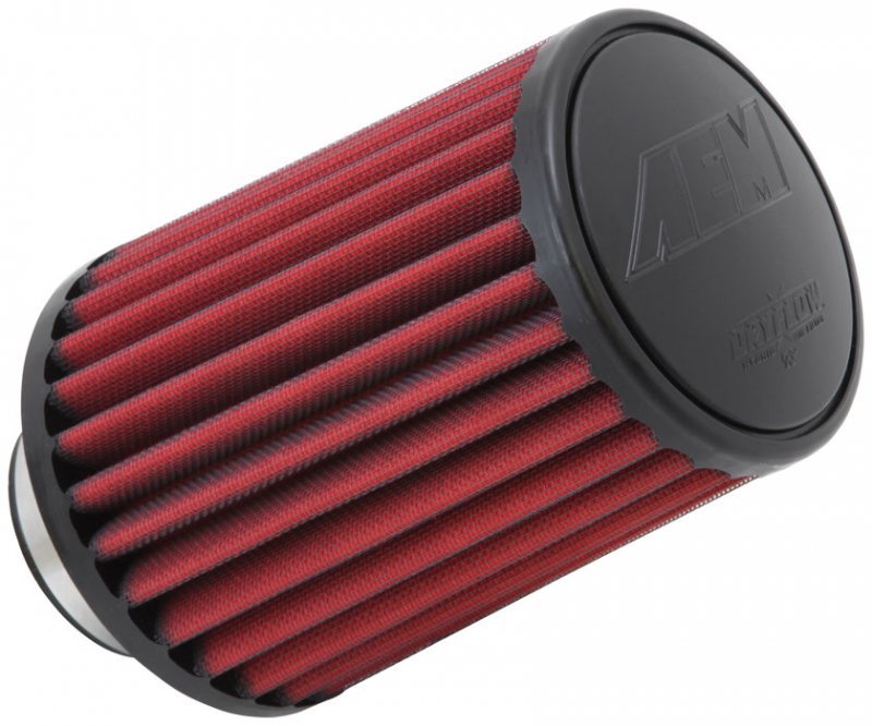 Воздушный фильтр нулевого сопротивления AEM 21-2157DK AIR FILTER 2-3/4" FLG, 5-1/2"B, 4-3/4T DRYFLOW