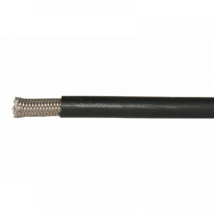 Армированный тормозной шланг Goodridge Черный Винтаж (резиновый) D-03 