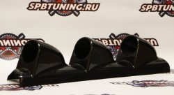 Подиум под датчик на левую стойку 60мм тройной черный