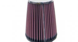 Фильтр нулевого сопротивления универсальный K&N RU-9310   Chrome Filter