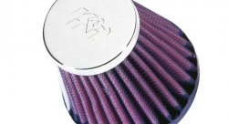 Фильтр нулевого сопротивления универсальный K&N RC-2580   Chrome Filter