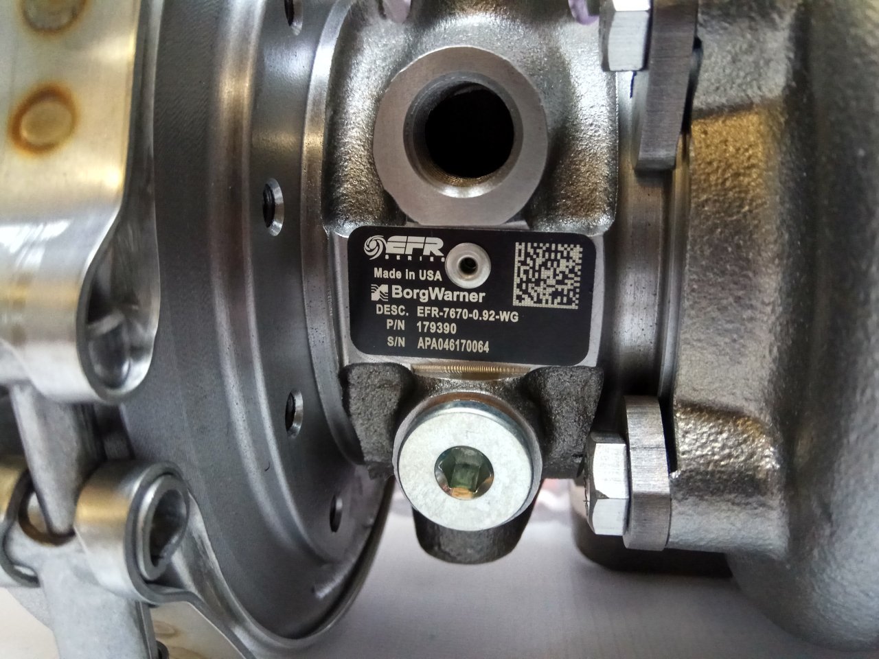 Турбина BorgWarner EFR-7670 400-650HP 0.92 A/R T4 TwinScroll (Внутренний вестгейт) 