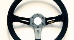 Руль спортивный SABELT SW-390 замша, чёрный