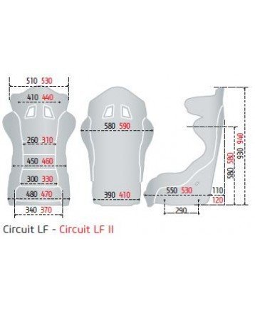 Ковш спортивный SPARCO CIRCUIT LF II