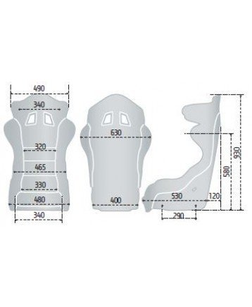 Ковш спортивный SPARCO PRO-ADV LF(9.5кг) FIA