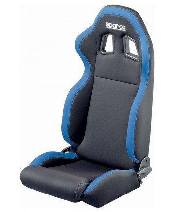 Полуковш SPARCO R100 (черный/синий)