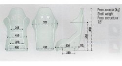 Ковш спортивный SPARCO SPRINT (FIA) 8.7кг красный