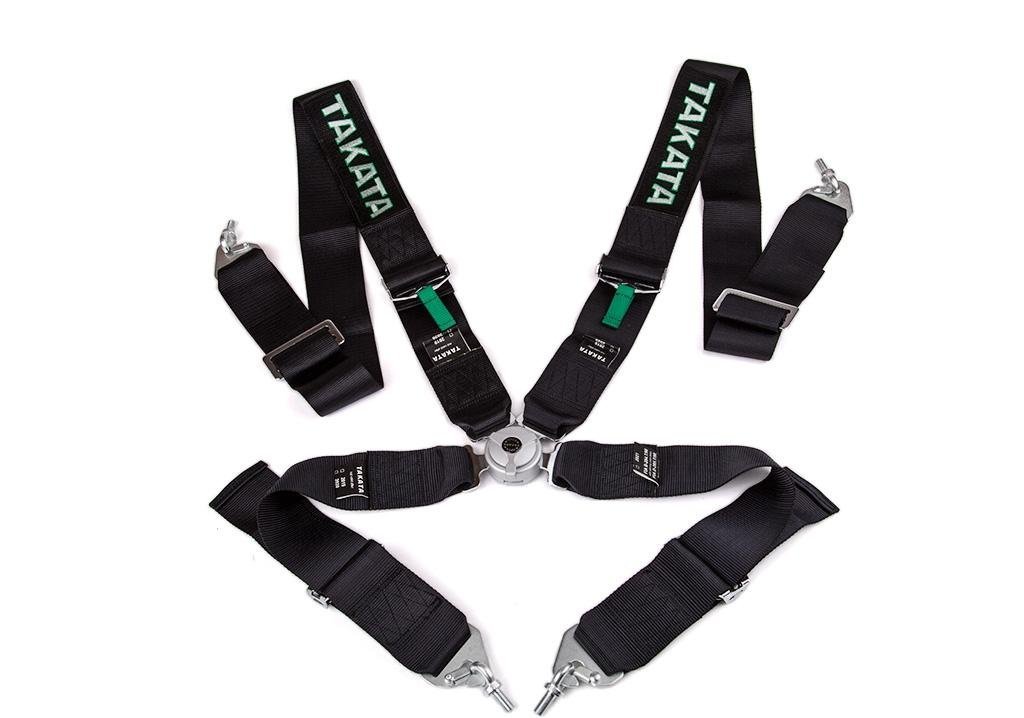 Ремни безопасности TAKATA style 4-х точечные - черные