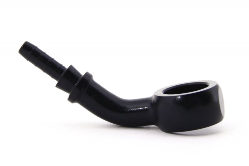 Фитинг banjo d10 mm, 45° D-03 алюминий ЧЕРНЫЙ, под опрессовку S5094-03DBK, Goodridge