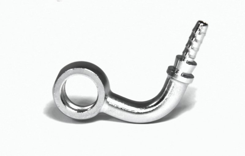 Фитинг banjo d10 mm, 90°, вбок D-03 хром, под опрессовку S5099S-03CH, Goodridge