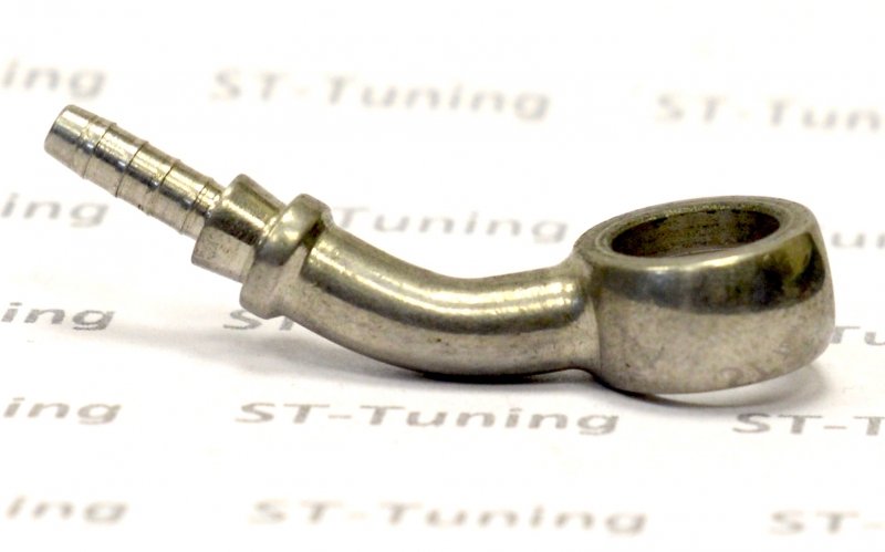 Фитинг banjo d10 mm, 45°, вправо D-03 нерж. сталь, под опрессовку S5094R-03C, Goodridge