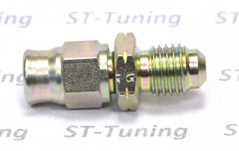 Фитинг папа M10*1 под прямой конус, короткий D-03 сталь 445-31P, Goodridge