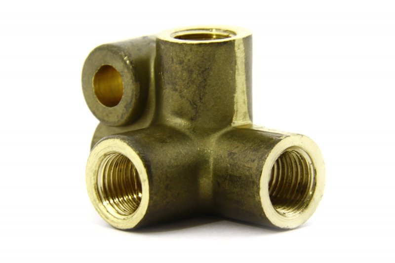 Соединитель четыре входа Goodridge М-М-М-М (M10x4 входа) female прямой конус бронза, 2204-31B